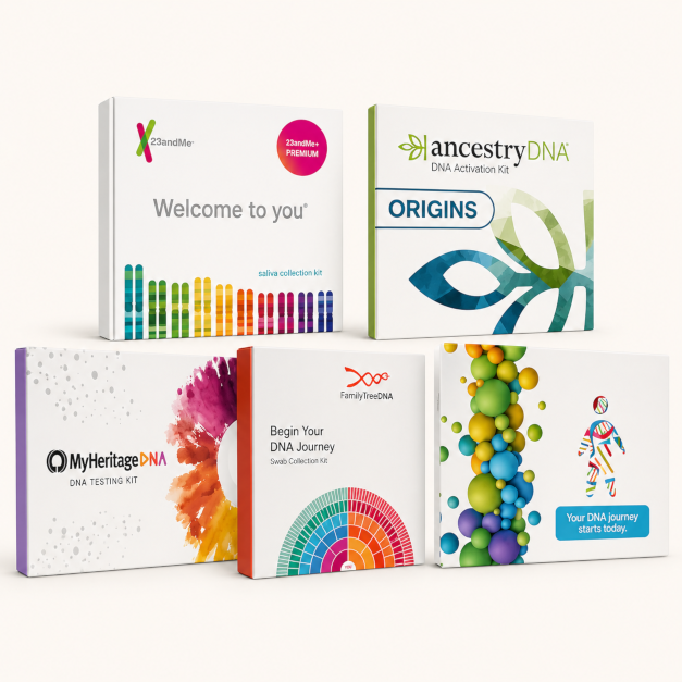 Supported DNA test kits
