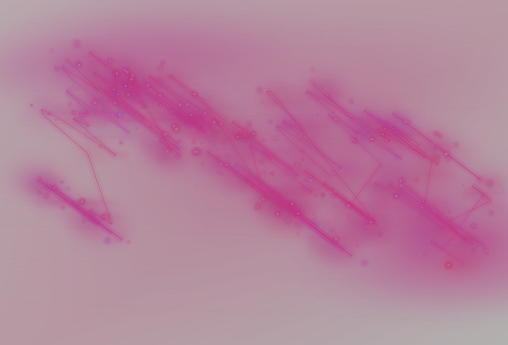 Warm-toned decorative heatmap artwork generated from a unique genome file